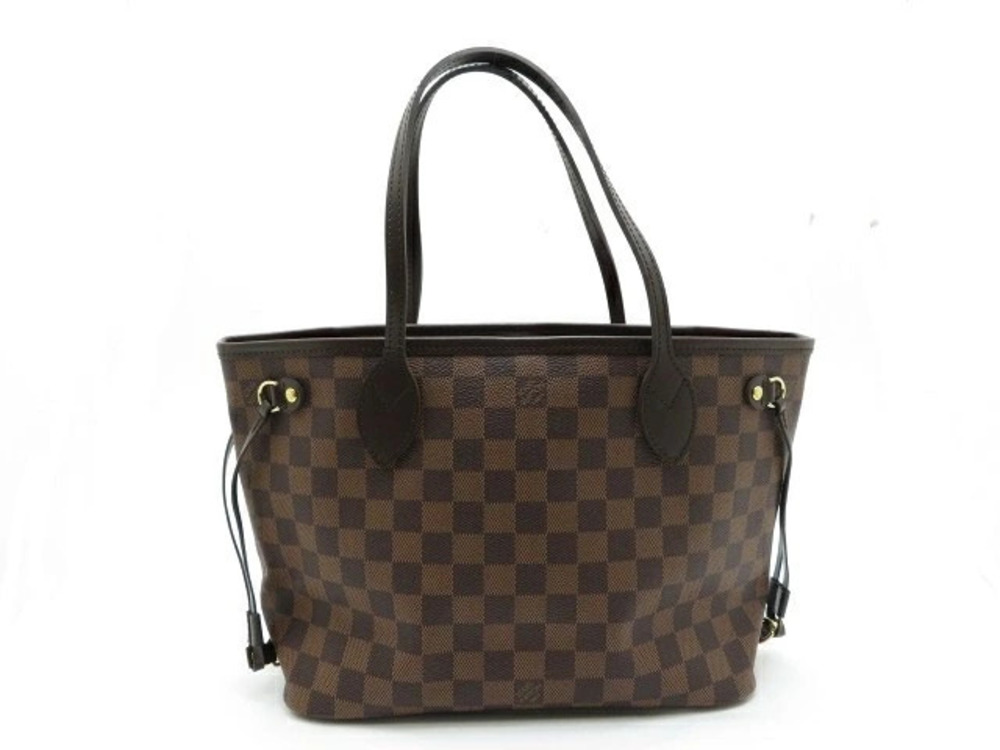 Louis Vuitton Bag Neverfull Damier Tote Brown
